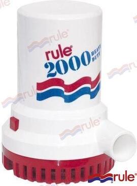 bomba rule sumergible sentina 2000-12v-7.600L/H