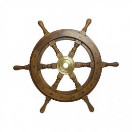 TIMON MADERA Y LATON, Ø:75CM 