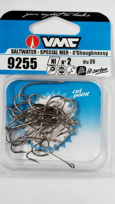 Anzuelo MAR Saltwater 9255 NI Nº 2 (Caja de 25 unds.)