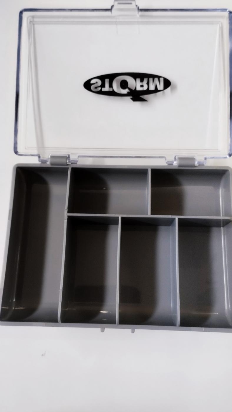 Caja 6 Departamentos.120x85x20mm