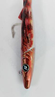 Señuelo vinilo  Raglou Hybrid120mm-25GRAMOS