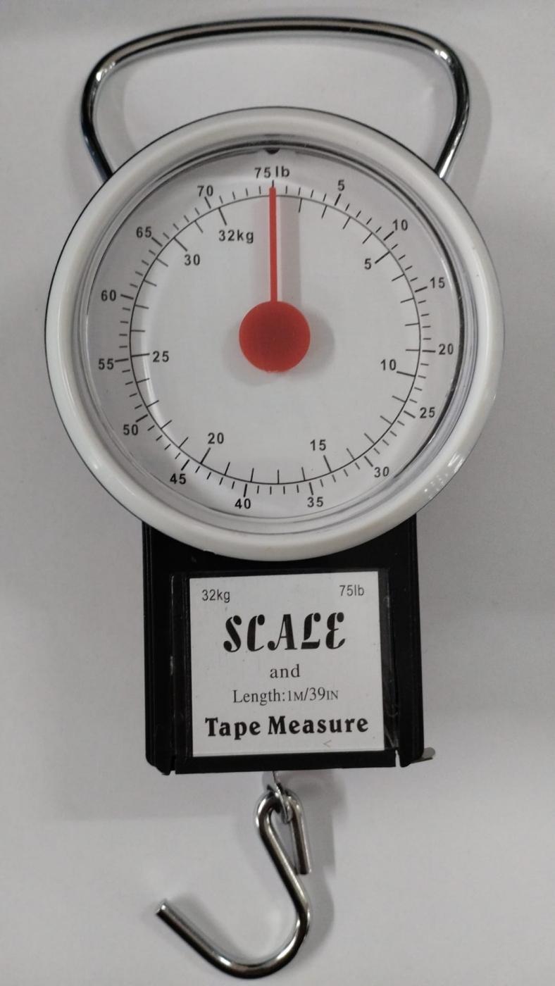 Pesímetro Analógico 32 kgrs (Con cinta métrica)
