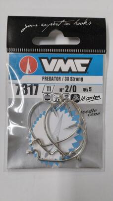 Anzuelo VMC 7317 TI Nº 2/0-forjado 3X STRONG (5 UNIDADES)