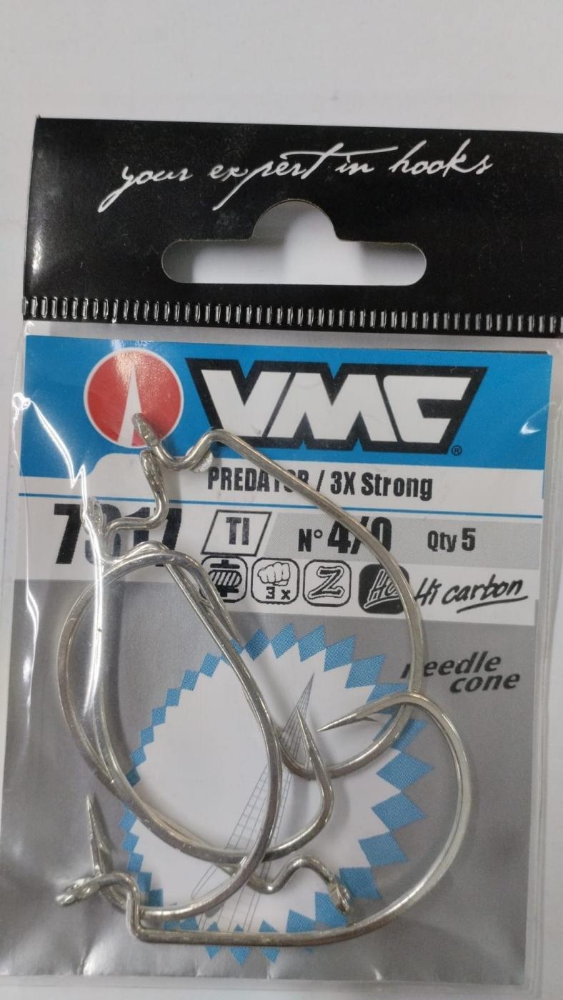 Anzuelo VMC 7317 TI Nº 4/0- 3X-STRONG (5 Unidades)