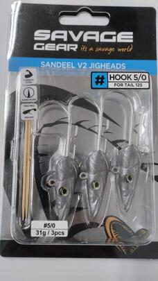  Cabezas Plomadas Sandeel V2 (3 unidades)