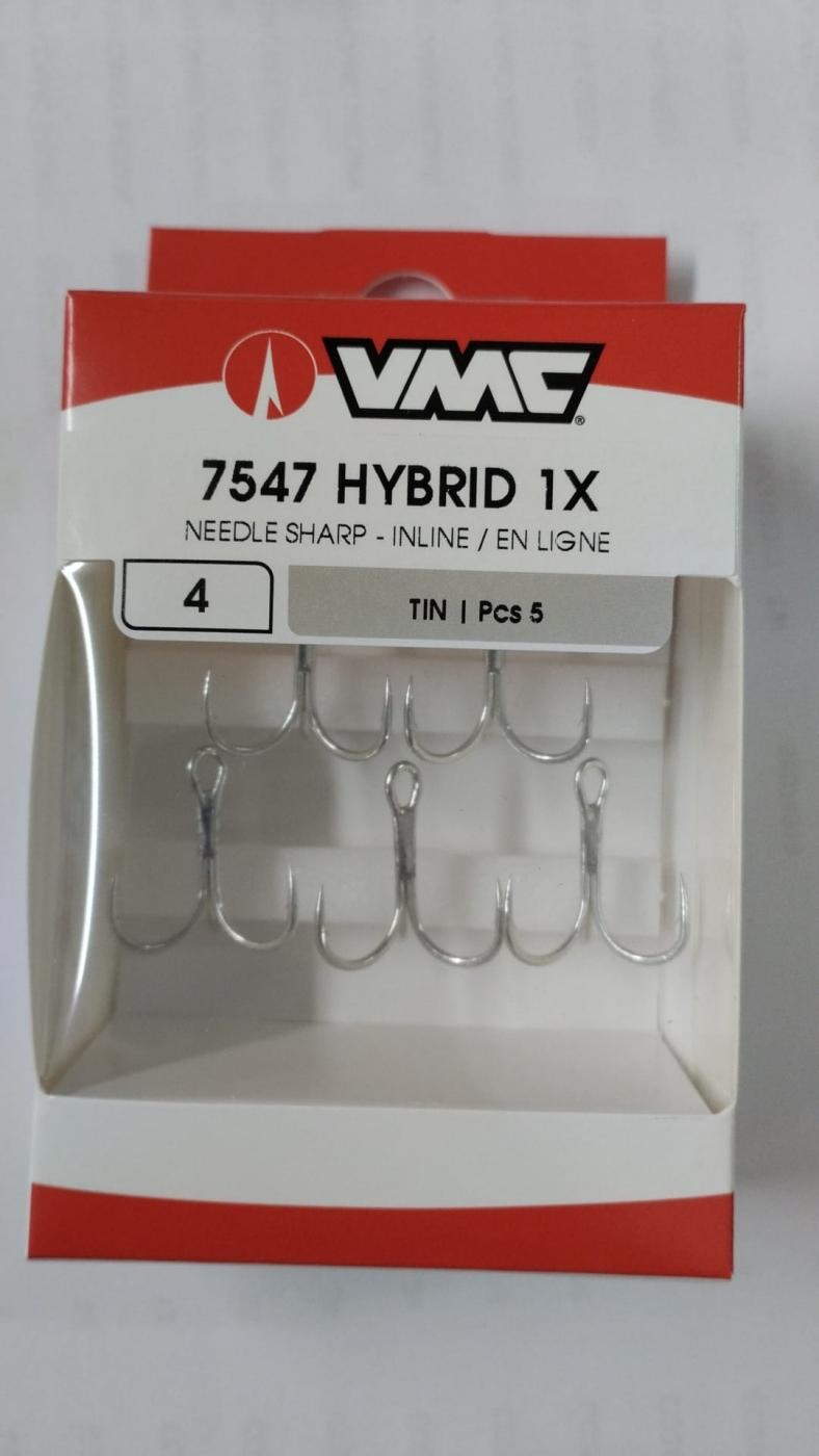 Anzuelo VMC 7547 Hybrid 1X Strong tin 5ud