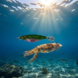 Señuelo Calamar BEGIX SS GREEN PINK NAT.