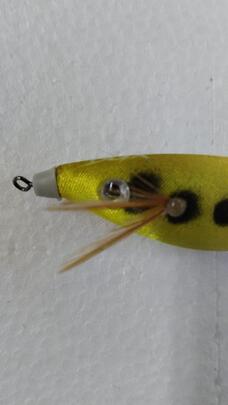Señuelo Calamar BEGIX SS-YELLOW DOTS NAT...