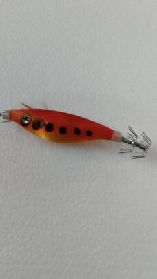 Señuelo Calamar BEGIX SS-ORANGE DOTS NAT.