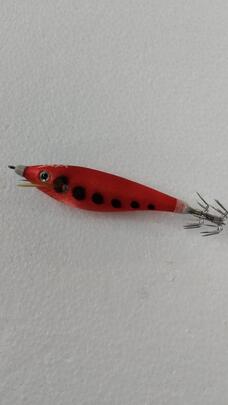 Señuelo Calamar BEGIX S-RED DOTS NATURAL