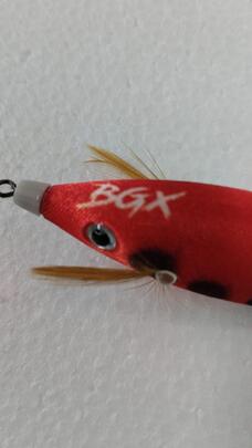 Señuelo Calamar BEGIX S-RED DOTS NATURAL
