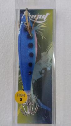 Señuelo Calamar BEGIX S BLUE PINK DOTS NAT.