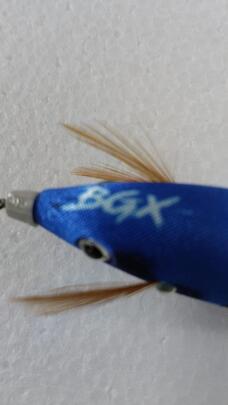 Señuelo Calamar BEGIX S BLUE PINK DOTS NAT.