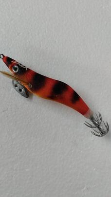 Señuelo Calamar BEGIX GAMBA 2.5 ORANGE BLACK