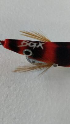 Señuelo Calamar BEGIX GAMBA 2.5 ORANGE BLACK