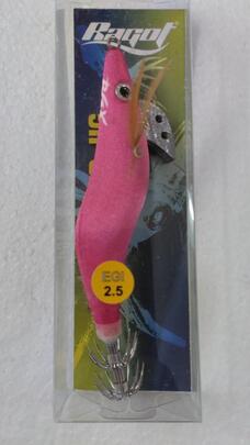 Señuelo Calamar BEGIX GAMBA 2.5 PINK NATURAL