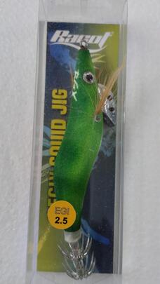 Señuelo Calamar BEGIX GAMBA 2.5 GREEN PINK NAT.