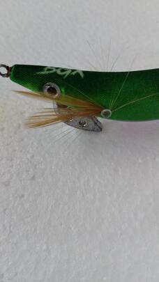Señuelo Calamar BEGIX GAMBA 2.5 GREEN PINK NAT.