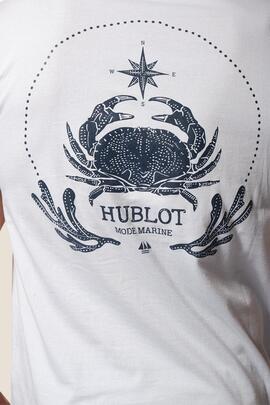 Camiseta cuello redondo CREW-CIELO