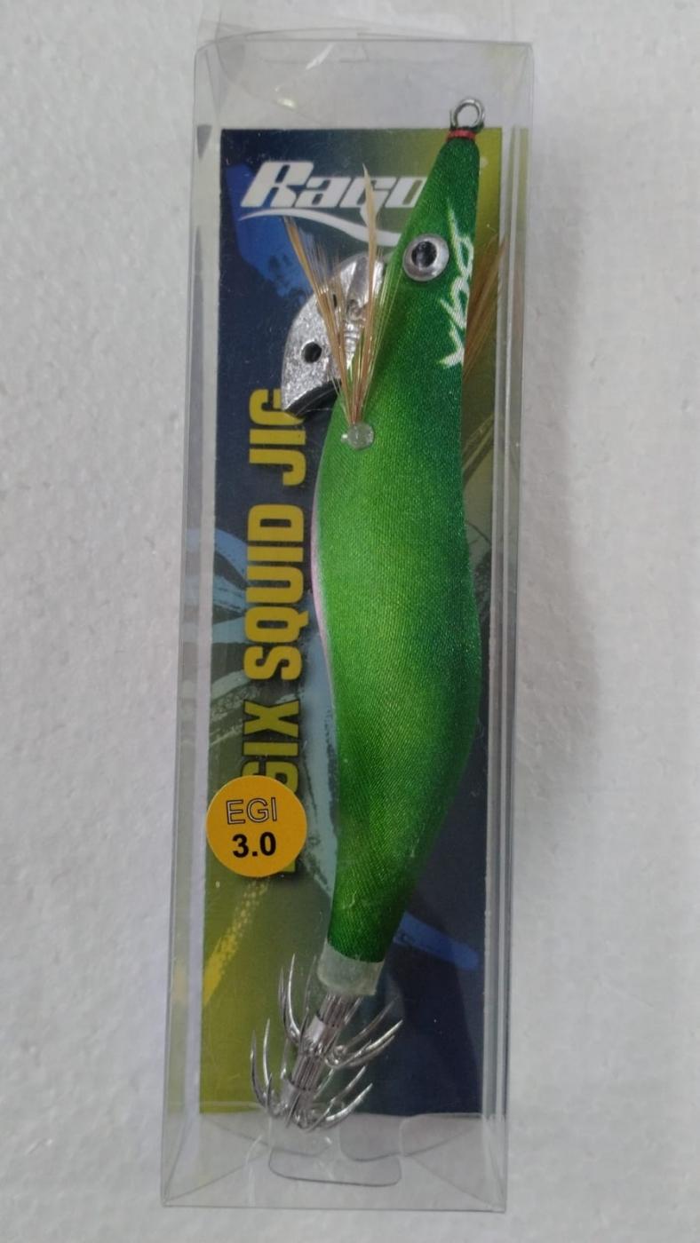 Señuelo Calamar BEGIX GAMBA 3.0 GREEN PINK NAT