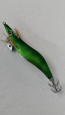 Señuelo Calamar BEGIX GAMBA 3.0 GREEN PINK NAT
