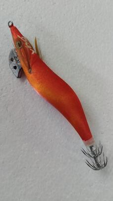 Señuelo Calamar BEGIX GAMBA 3.0 ORANGE PINK NATURA