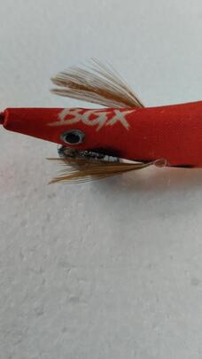 Señuelo Calamar BEGIX GAMBA 3.0 ORANGE DOTS NATURA