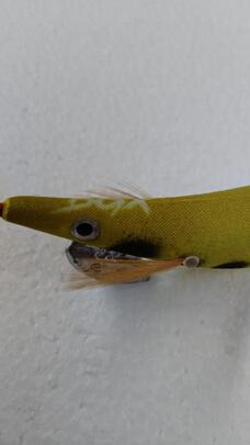 Señuelo Calamar BEGIX GAMBA 3.0 YELLOW DOTS NATURA